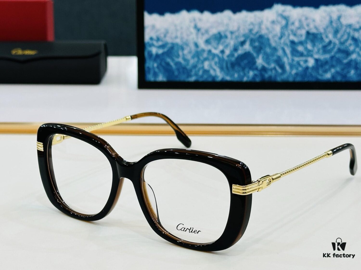 6931fb653a89a121ed54c14b Cartier - CT0377 Size: 53□19-145 Universal Frame Shape, Minimalist and Elegant, Fashionable and Casual Optical Frame / Sunglasses