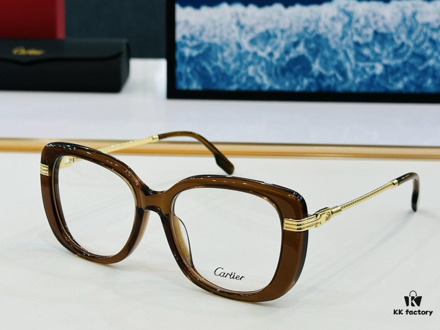 6931fb653a89a121ed54c14f Cartier - CT0377 Size: 53□19-145 Universal Frame Shape, Minimalist and Elegant, Fashionable and Casual Optical Frame / Sunglasses