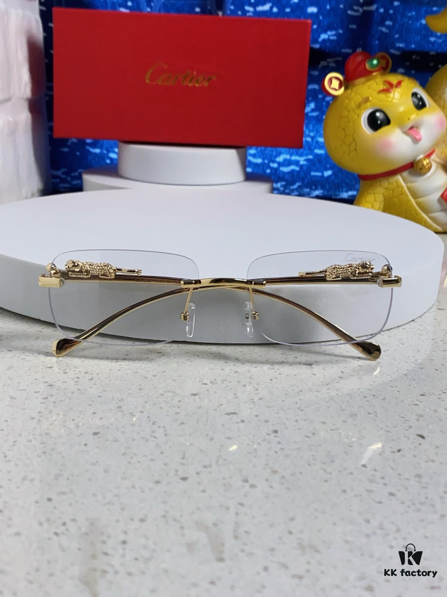 6931fb683a89a121ed54c174 Cartier 2025 New Arrival Official Website 1:1 Minimalist Luxury Sunglasses with Iconic Leopard Logo on Temple