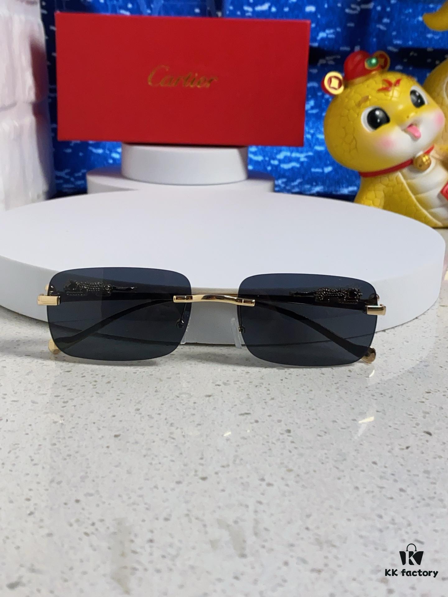 6931fb693a89a121ed54c180 Cartier 2025 New Arrival Official Website 1:1 Minimalist Luxury Sunglasses with Iconic Leopard Logo on Temple