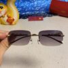 Cartier 2025 New Arrival Official Website 1:1 Minimalist Luxury Sunglasses with Iconic Leopard Logo on Temple