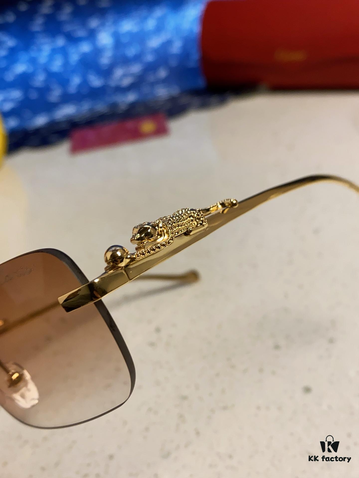6931fb6a3a89a121ed54c192 Cartier 2025 New Arrival Official Website One-to-One Minimalist Luxury Sunglasses with Iconic Panther Logo on Temple