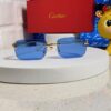 Cartier 2025 New Arrival Website One-to-One Minimalist Luxury Sunglasses with Iconic Leopard Logo on Temple