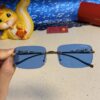 Cartier 2025 New Arrival Website One-to-One Minimalist Luxury Sunglasses with Iconic Leopard Logo on Temple