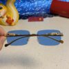 Cartier 2025 New Arrival Website One-to-One Minimalist Luxury Sunglasses with Iconic Leopard Logo on Temple