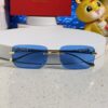 Cartier 2025 New Arrival Website One-to-One Minimalist Luxury Sunglasses with Iconic Leopard Logo on Temple