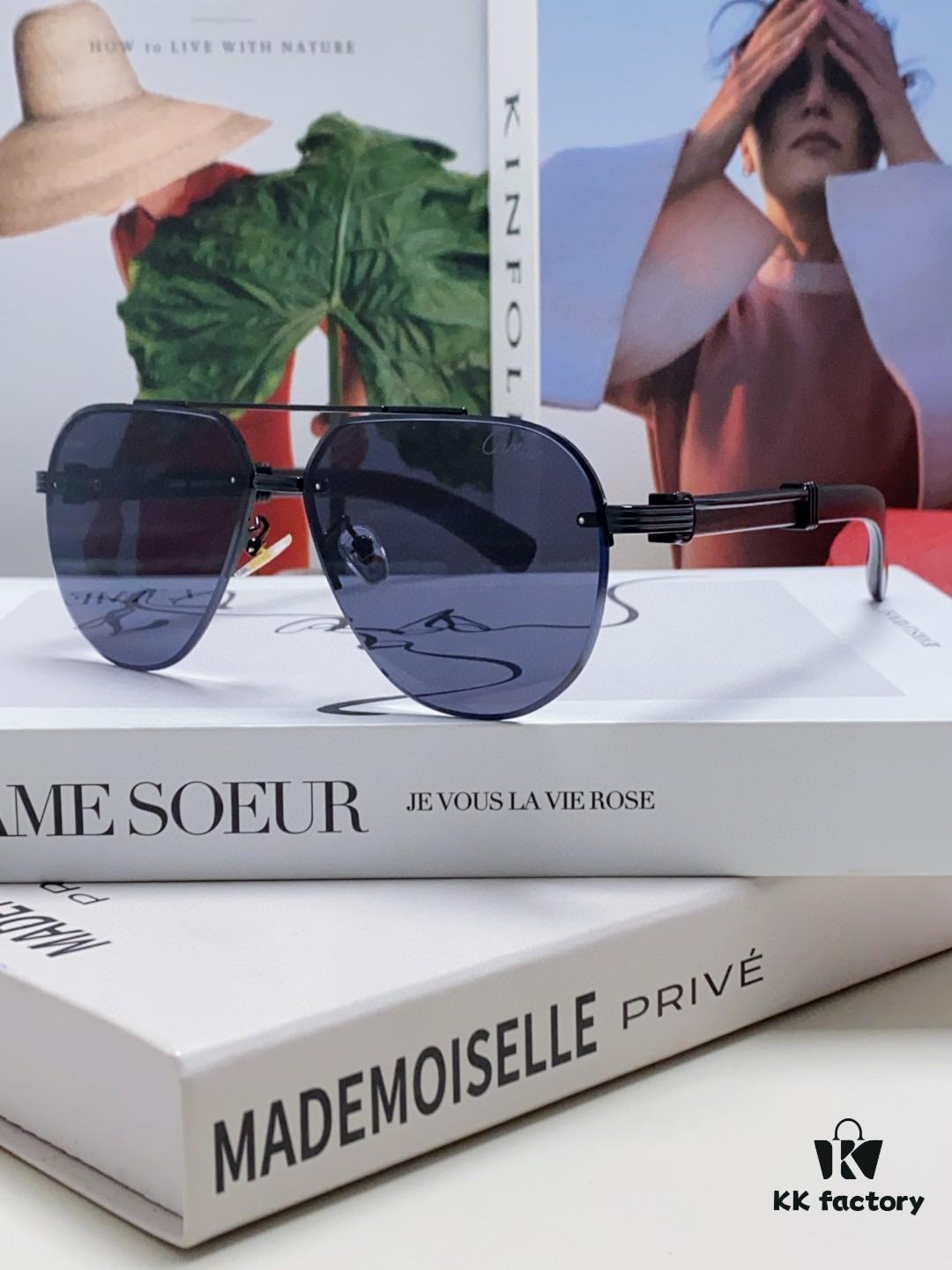 6931fb6e3a89a121ed54c1bc Cartier 2024 Retro Double-Bridge Prescription Sunglasses with UV Protection, Oversized Frame for Men, Suitable for Driving