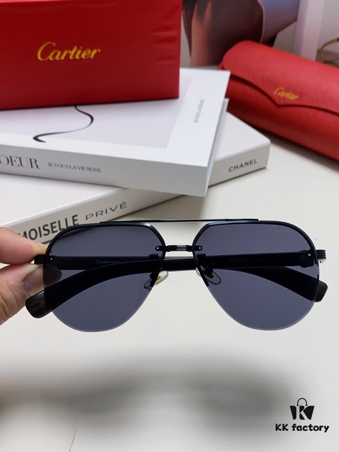 6931fb6e3a89a121ed54c1bf Cartier 2024 Retro Double-Bridge Prescription Sunglasses with UV Protection, Oversized Frame for Men, Suitable for Driving