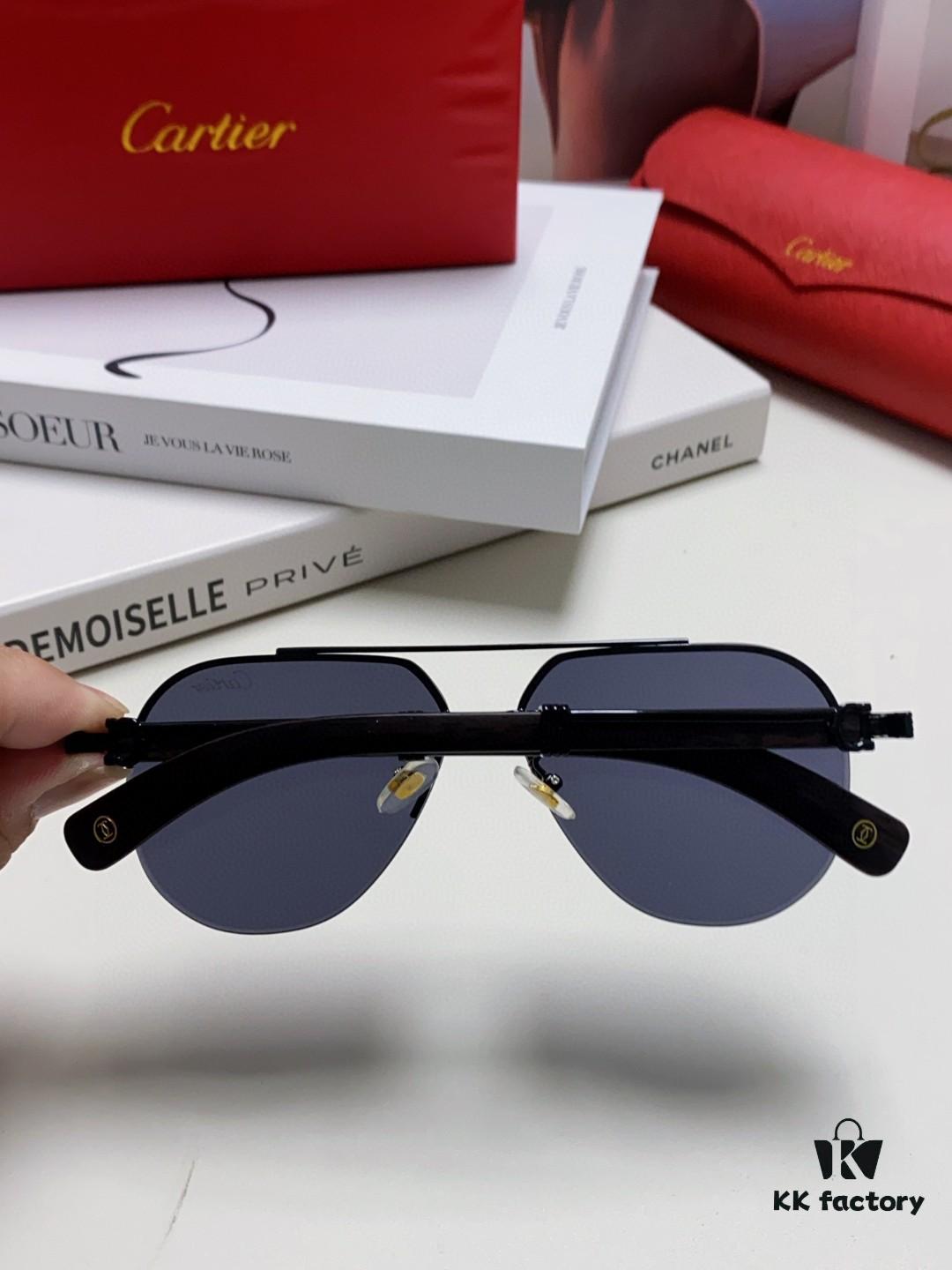 6931fb6e3a89a121ed54c1c0 Cartier 2024 Retro Double-Bridge Prescription Sunglasses with UV Protection, Oversized Frame for Men, Suitable for Driving