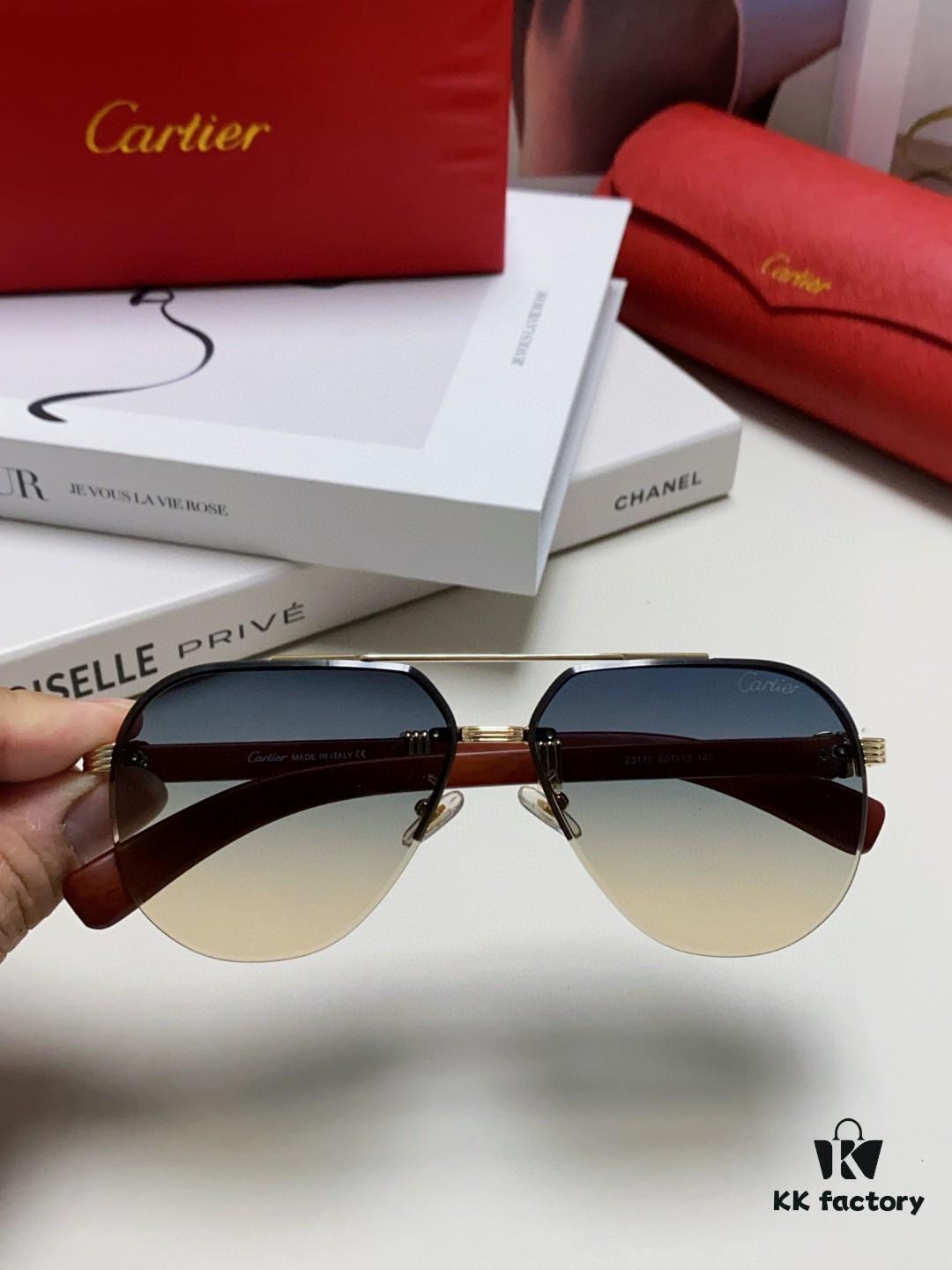6931fb6f3a89a121ed54c1cf Cartier 2024 Retro Double-Bridge Myopia Sunglasses, UV Protection, Oversized Frame, Unisex Sun Glasses for Driving