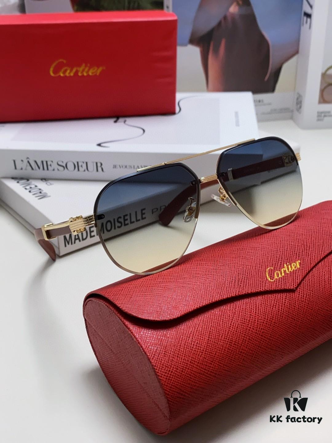 6931fb703a89a121ed54c1d3 Cartier 2024 Retro Double-Bridge Myopia Sunglasses, UV Protection, Oversized Frame, Unisex Sun Glasses for Driving