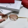 6931fb723a89a121ed54c1ee Cartier 2024 New Square Frameless Cut-out Sunglasses for Women, Slimming and Stylish, European and American Fashion INS-style Street Snap Cool Sunglasses, Trendy Small Eyewear