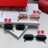 6931fb723a89a121ed54c1f2 Cartier 2024 New Square Frameless Cut-out Sunglasses for Women, Slimming and Stylish, European and American Fashion INS-style Street Snap Cool Sunglasses, Trendy Small Eyewear