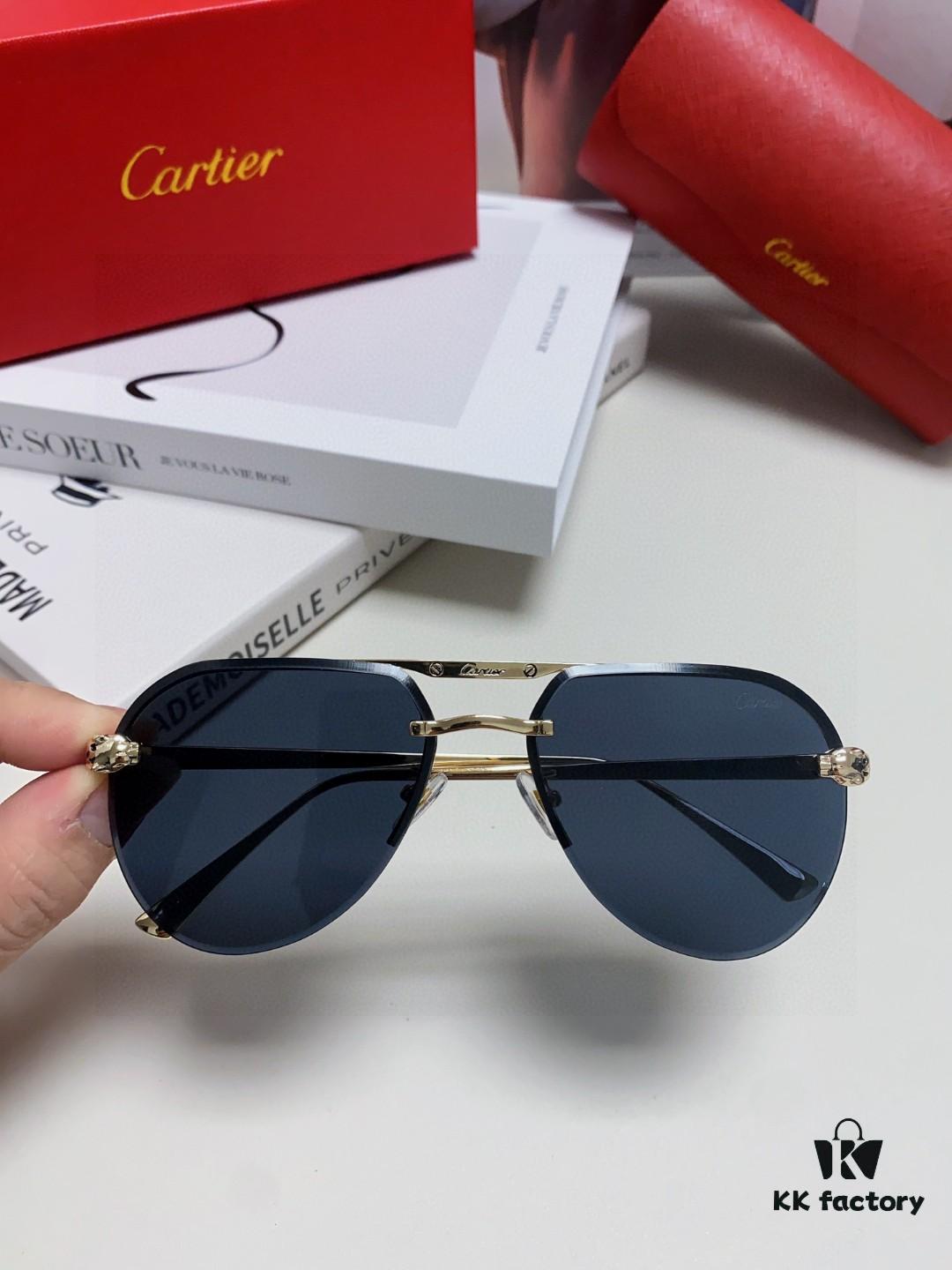 6931fb723a89a121ed54c1f6 Cartier Unisex Round-Framed Sunglasses, New Lightweight Metal Sun Glasses for Men and Women, Fashionable and Luxurious Driving Eyewear
