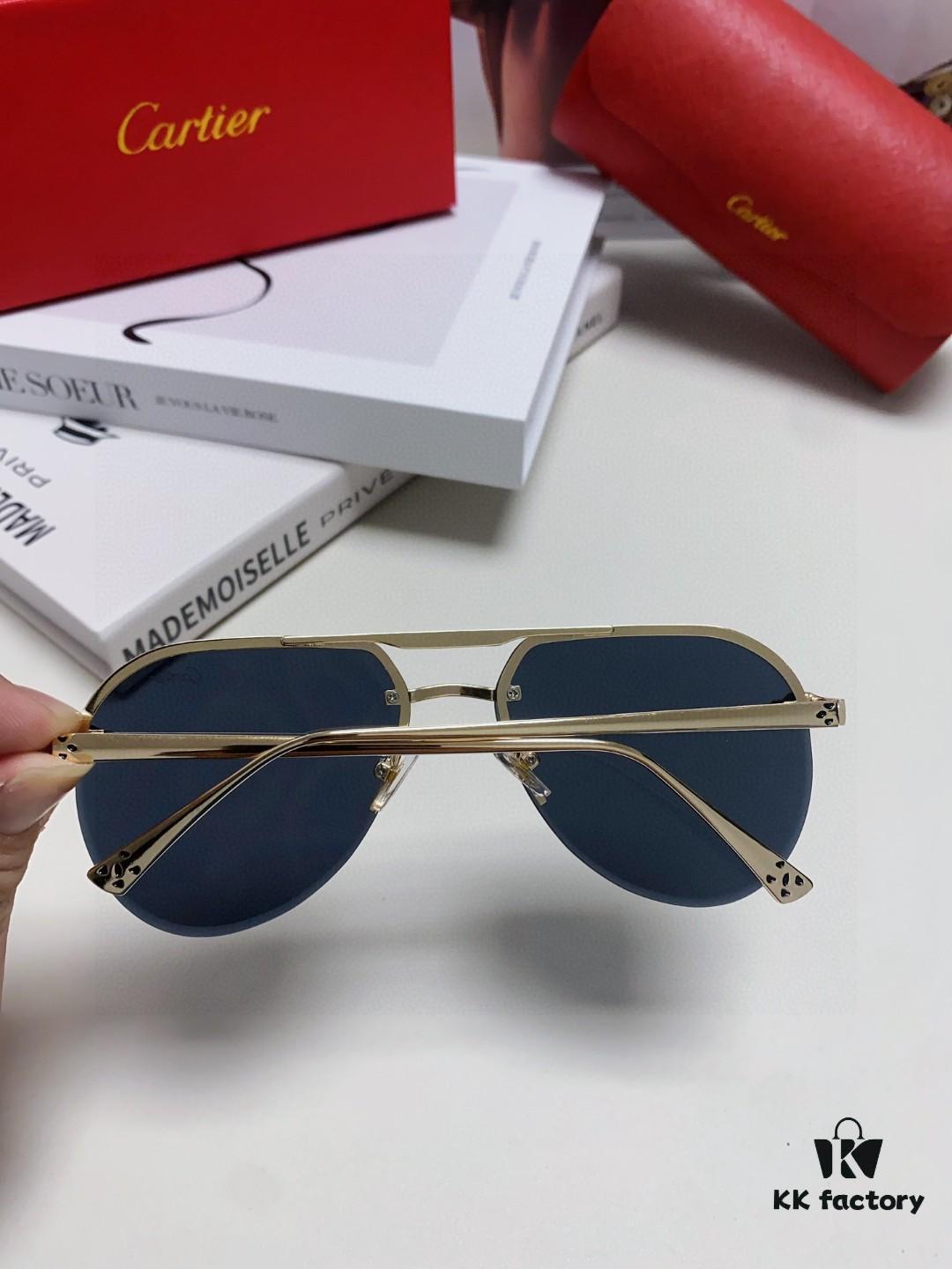 6931fb723a89a121ed54c1f7 Cartier Unisex Round-Framed Sunglasses, New Lightweight Metal Sun Glasses for Men and Women, Fashionable and Luxurious Driving Eyewear
