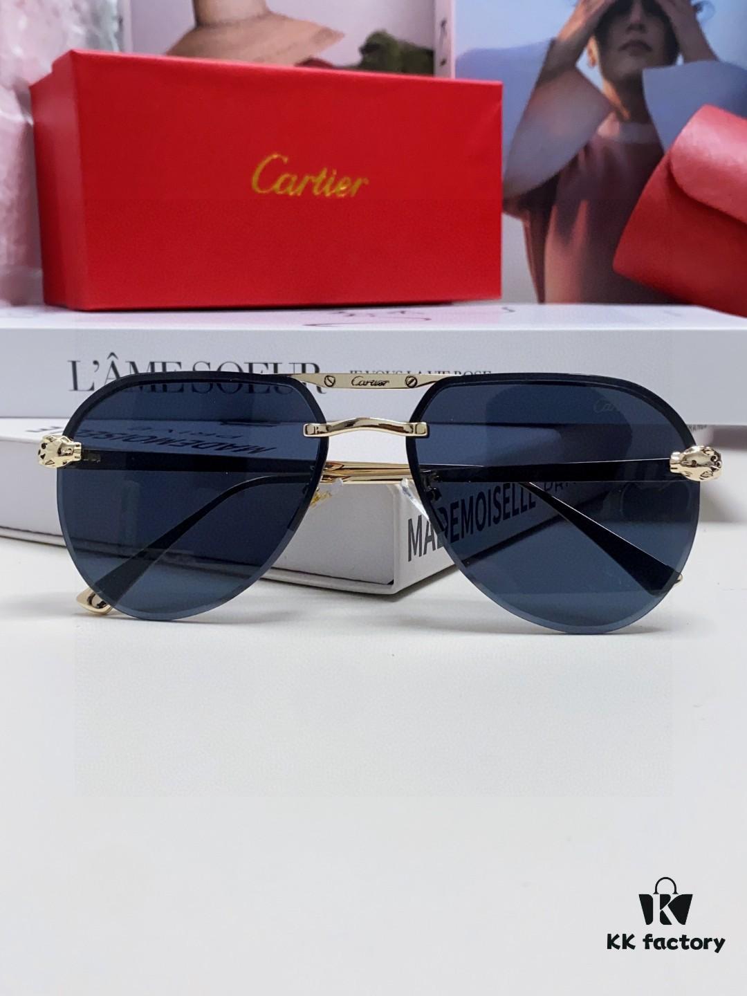 6931fb723a89a121ed54c1f8 Cartier Unisex Round-Framed Sunglasses, New Lightweight Metal Sun Glasses for Men and Women, Fashionable and Luxurious Driving Eyewear