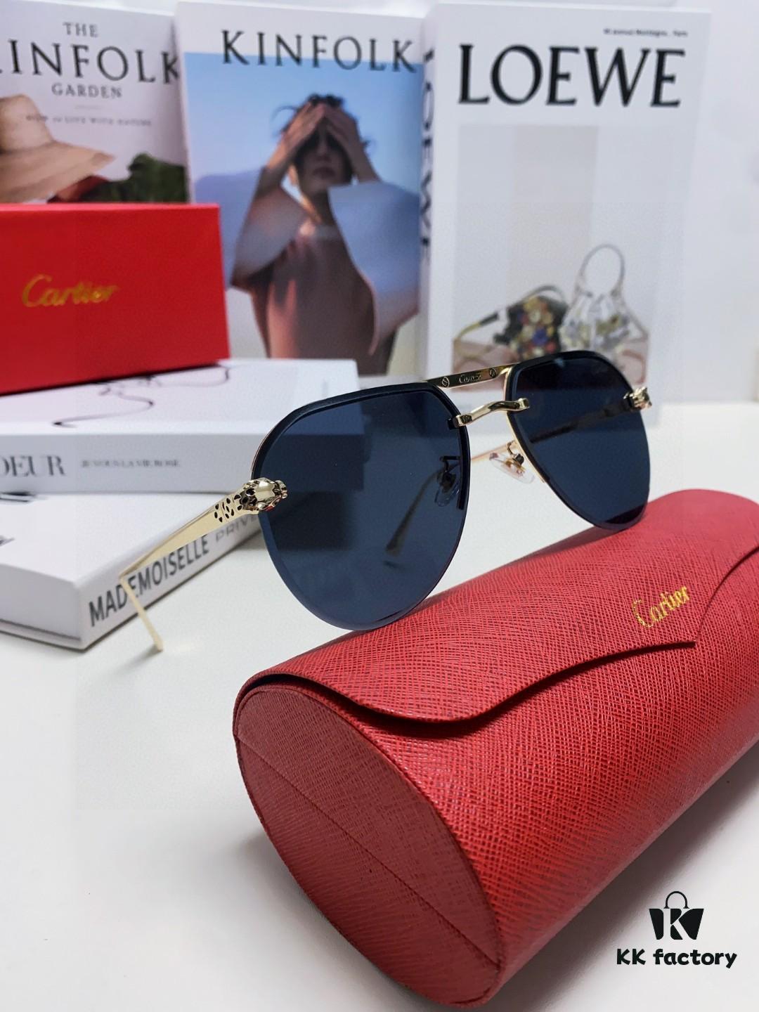 6931fb723a89a121ed54c1f9 Cartier Unisex Round-Framed Sunglasses, New Lightweight Metal Sun Glasses for Men and Women, Fashionable and Luxurious Driving Eyewear