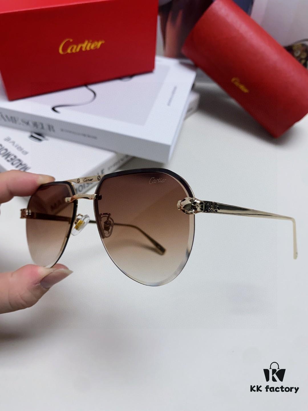 6931fb733a89a121ed54c201 Cartier Unisex Round-Framed Sunglasses, Lightweight Metal Driving Sunglasses, Fashionable and Luxurious Design