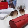 6931fb733a89a121ed54c203 Cartier Unisex Round-Framed Sunglasses, Lightweight Metal Driving Sunglasses, Fashionable and Luxurious Design