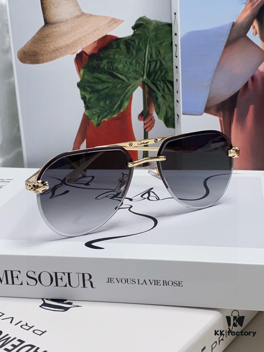6931fb733a89a121ed54c207 Cartier Unisex Round Frame Sunglasses, Lightweight Metal Aviator Sun Glasses for Men and Women, Luxury Fashion Driving Eyewear