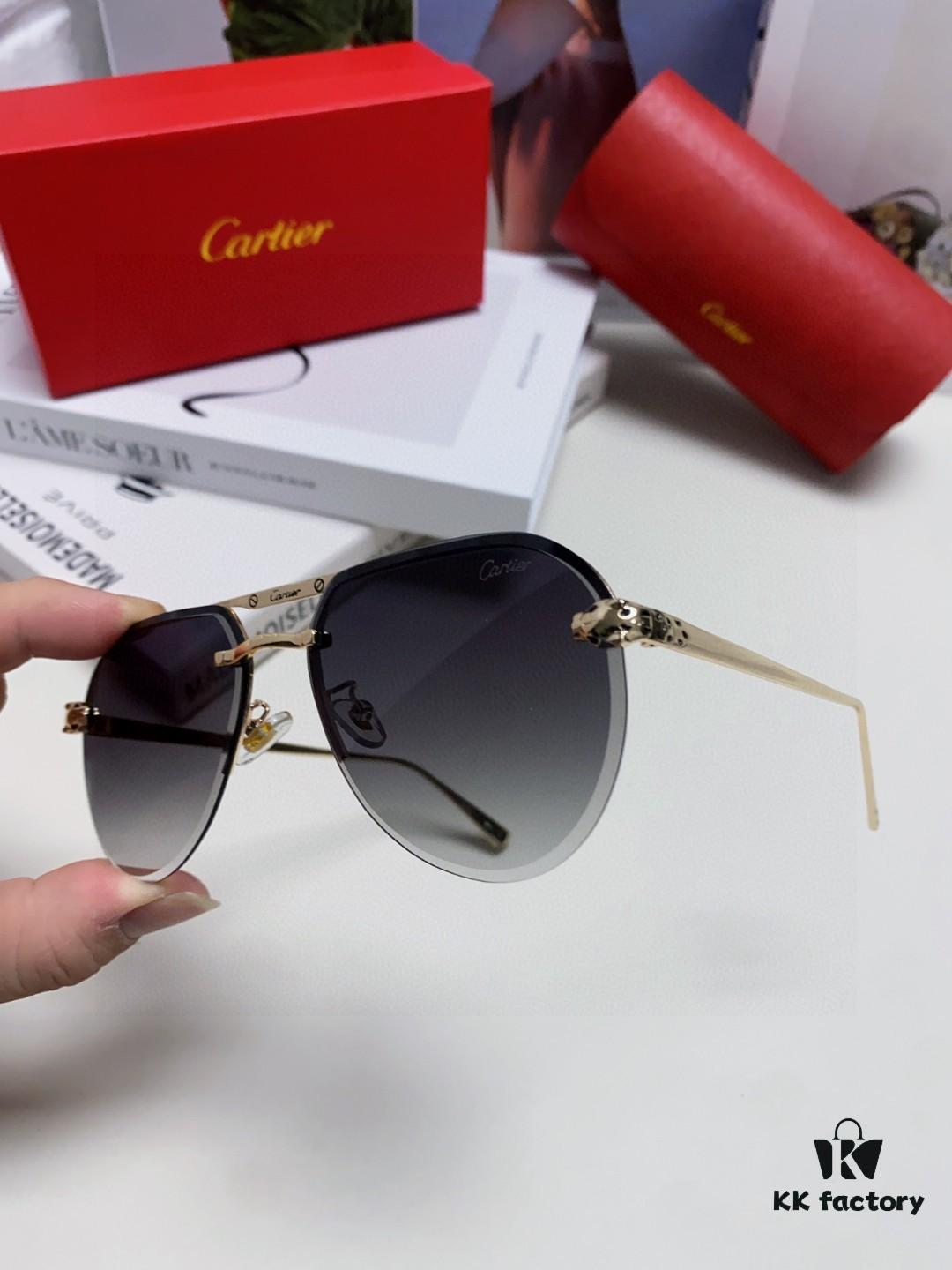 6931fb743a89a121ed54c20b Cartier Unisex Round Frame Sunglasses, Lightweight Metal Aviator Sun Glasses for Men and Women, Luxury Fashion Driving Eyewear