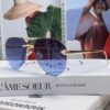 6931fb743a89a121ed54c210 Cartier Unisex Round-Framed Sunglasses, Lightweight Metal Sun Glasses for Men and Women, Fashionable and Luxurious Driving Eyewear