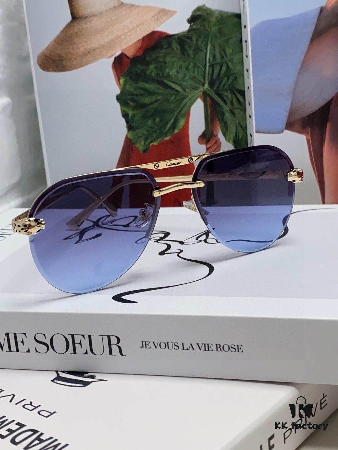 6931fb743a89a121ed54c211 Cartier Unisex Round-Framed Sunglasses, Lightweight Metal Sun Glasses for Men and Women, Fashionable and Luxurious Driving Eyewear