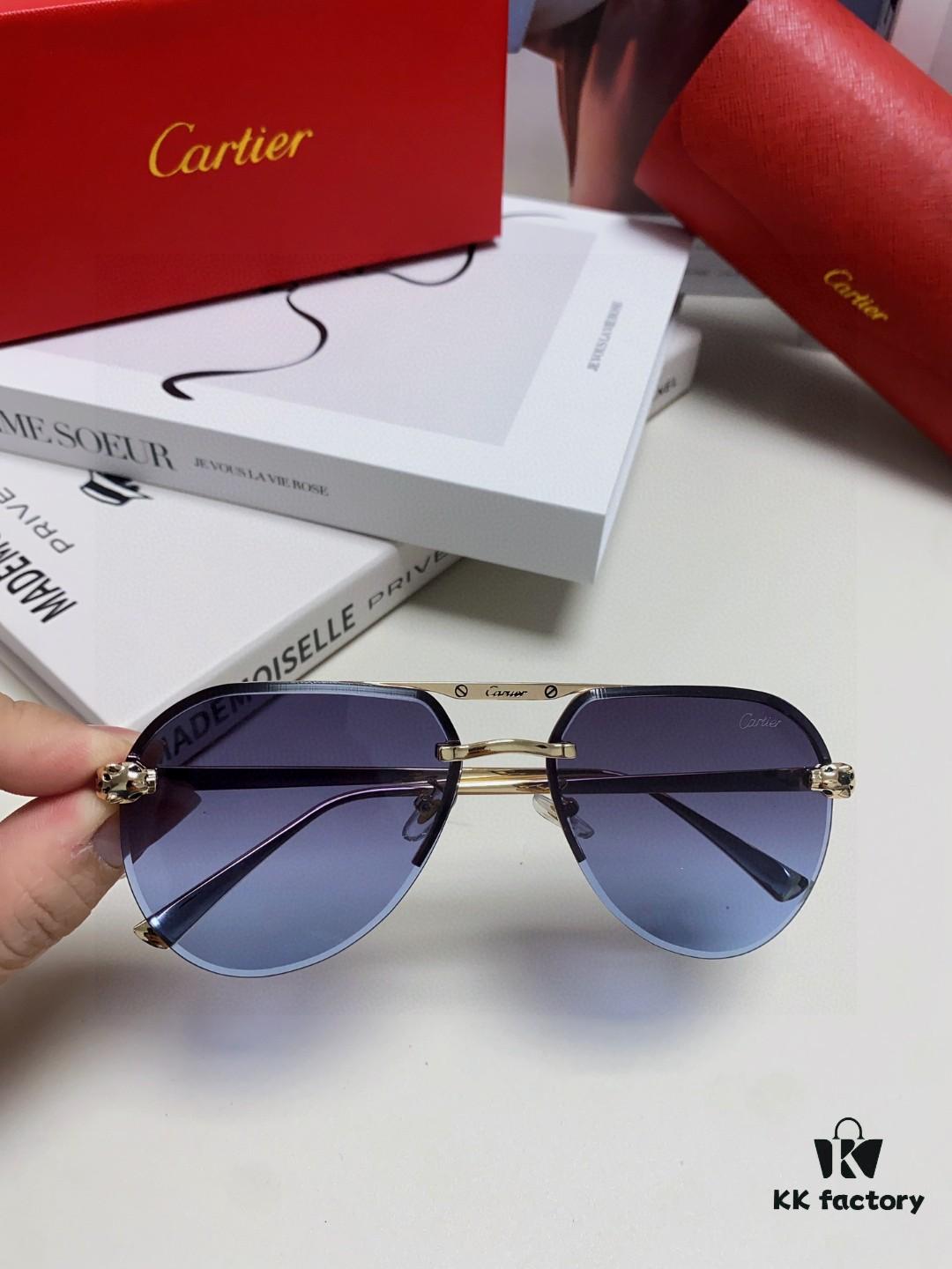 6931fb743a89a121ed54c213 Cartier Unisex Round-Framed Sunglasses, Lightweight Metal Sun Glasses for Men and Women, Fashionable and Luxurious Driving Eyewear
