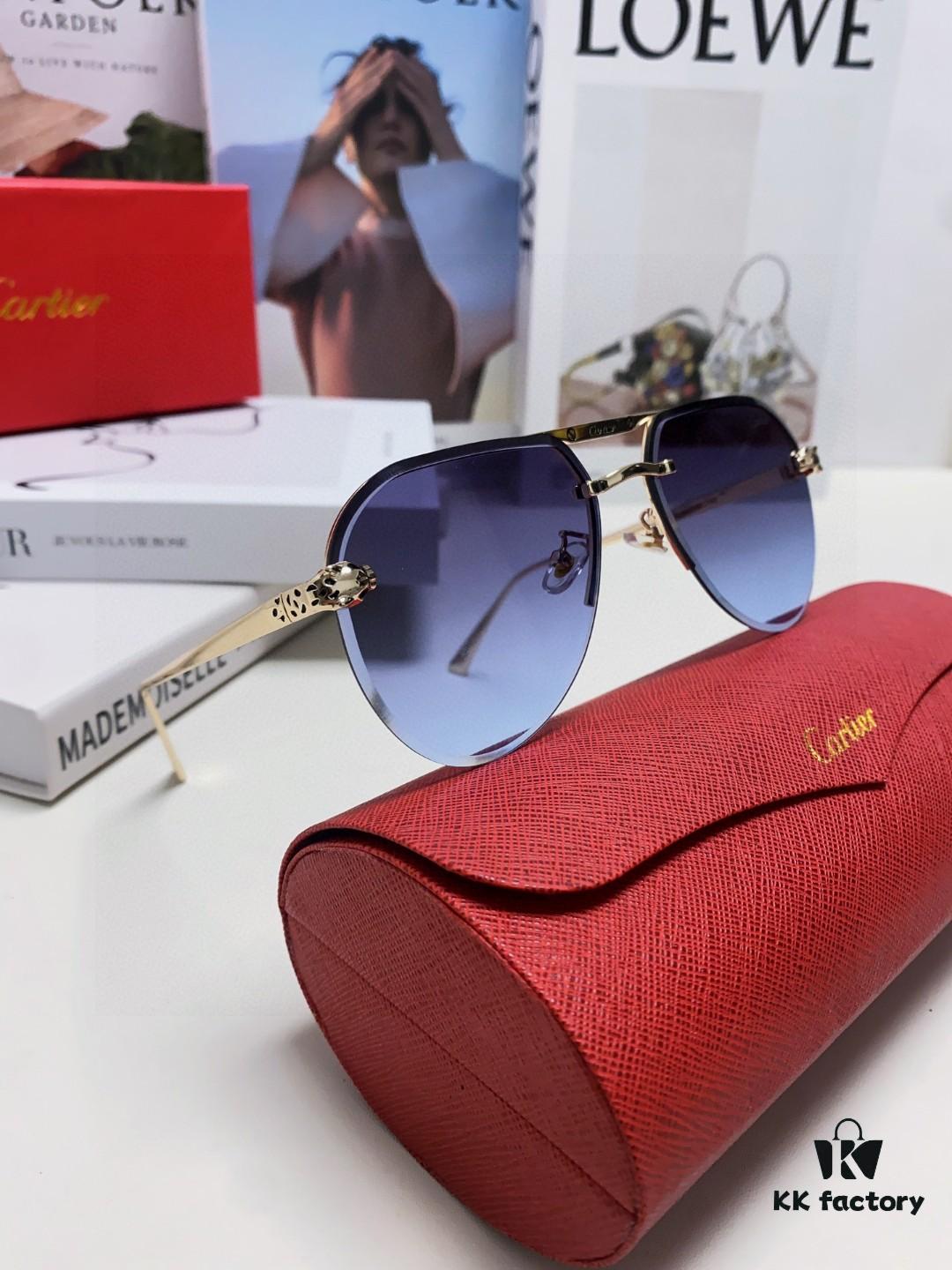 6931fb743a89a121ed54c217 Cartier Unisex Round-Framed Sunglasses, Lightweight Metal Sun Glasses for Men and Women, Fashionable and Luxurious Driving Eyewear