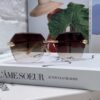 6931fb763a89a121ed54c226 Cartier 2024 New Collection Frameless Sunglasses for Women, Classic Leopard-Print Temples, Diamond-Cut Edges, Premium Gradient Lenses, Oversized Sun Glasses