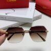 6931fb763a89a121ed54c228 Cartier 2024 New Collection Frameless Sunglasses for Women, Classic Leopard-Print Temples, Diamond-Cut Edges, Premium Gradient Lenses, Oversized Sun Glasses