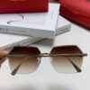 6931fb763a89a121ed54c229 Cartier 2024 New Collection Frameless Sunglasses for Women, Classic Leopard-Print Temples, Diamond-Cut Edges, Premium Gradient Lenses, Oversized Sun Glasses