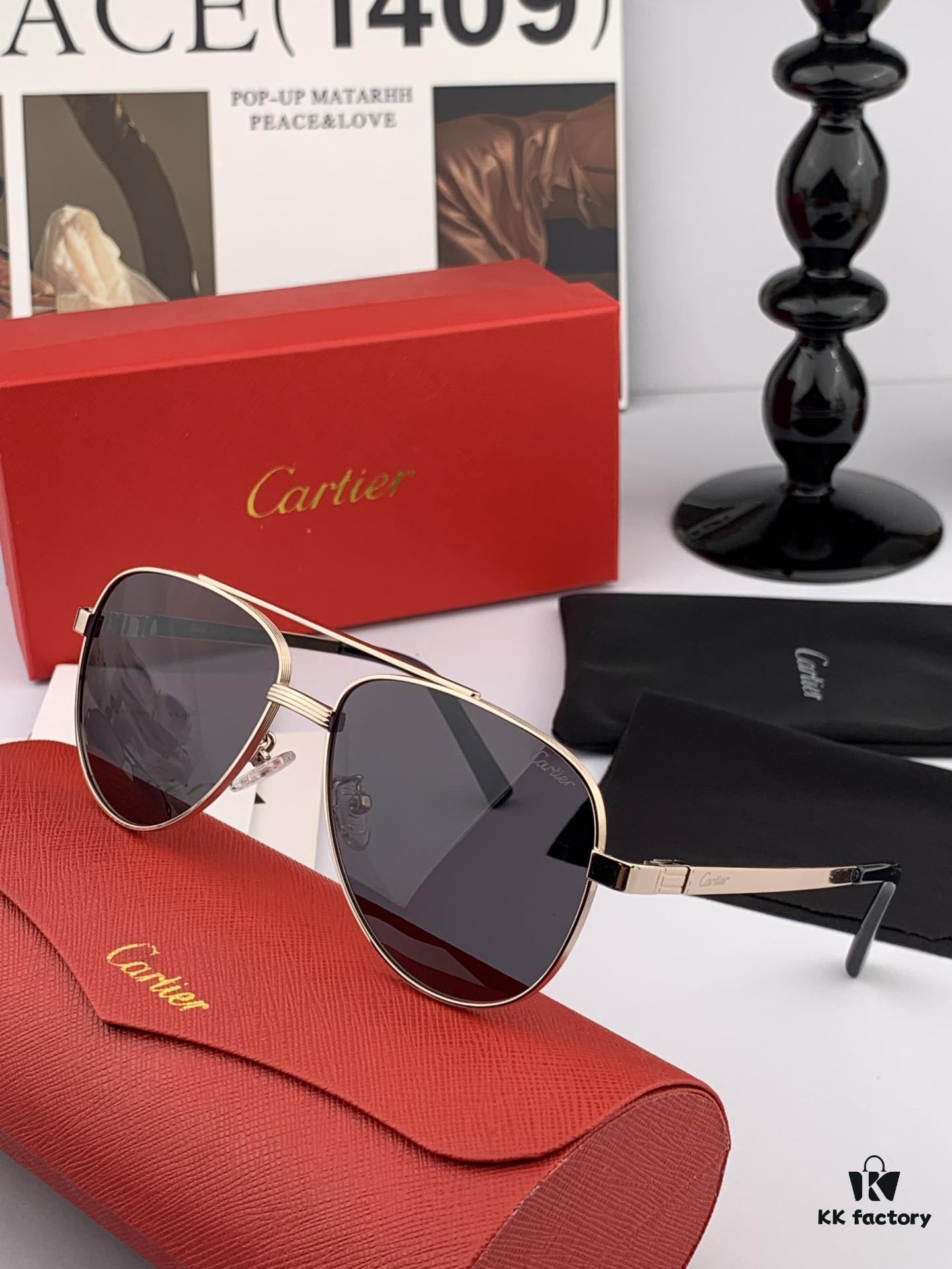 6931fb833a89a121ed54c2ce Cartier Unisex Polarized Sunglasses with Dual-Tone Lacquer Finish, Imported Polaroid Lenses, Premium Craftsmanship for Ultimate Style
