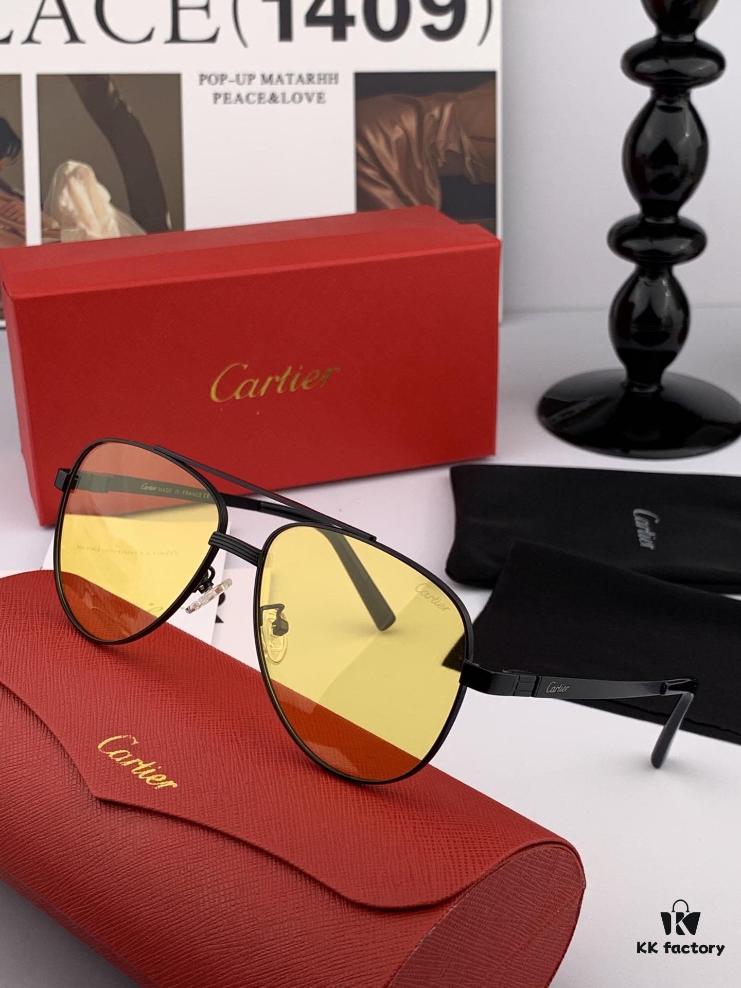 6931fb833a89a121ed54c2d0 Cartier Unisex Polarized Sunglasses with Dual-Tone Lacquer Finish, Imported Polaroid Lenses, Premium Craftsmanship for Ultimate Style