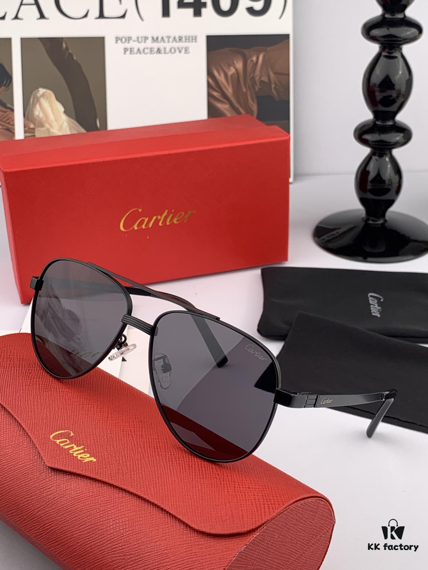 6931fb833a89a121ed54c2d1 Cartier Unisex Polarized Sunglasses with Dual-Tone Lacquer Finish, Imported Polaroid Lenses, Premium Craftsmanship for Ultimate Style