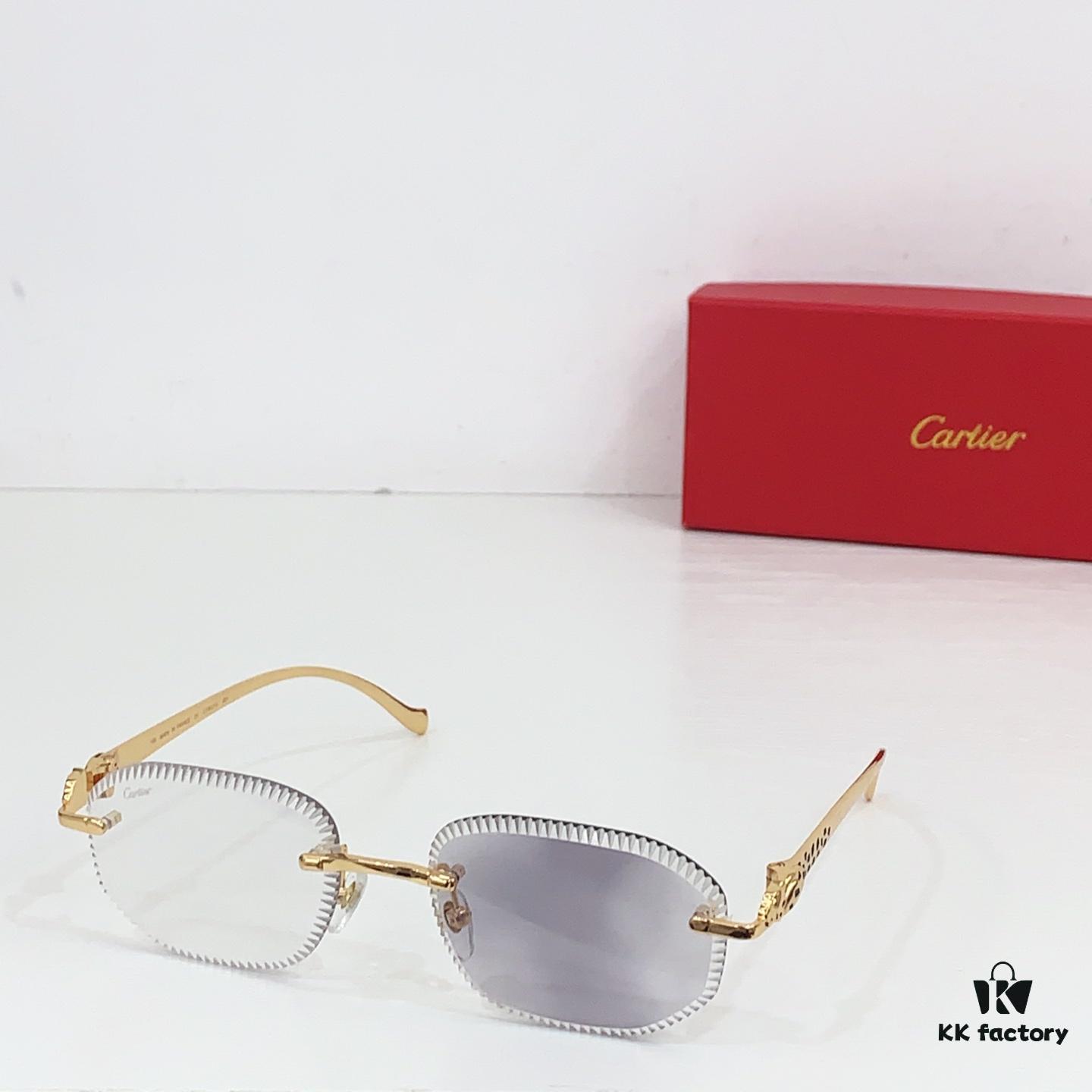 6931fb853a89a121ed54c2ed 185 Cartier Round Photochromic Lens Sunglasses Model CT9527O Size 56-17