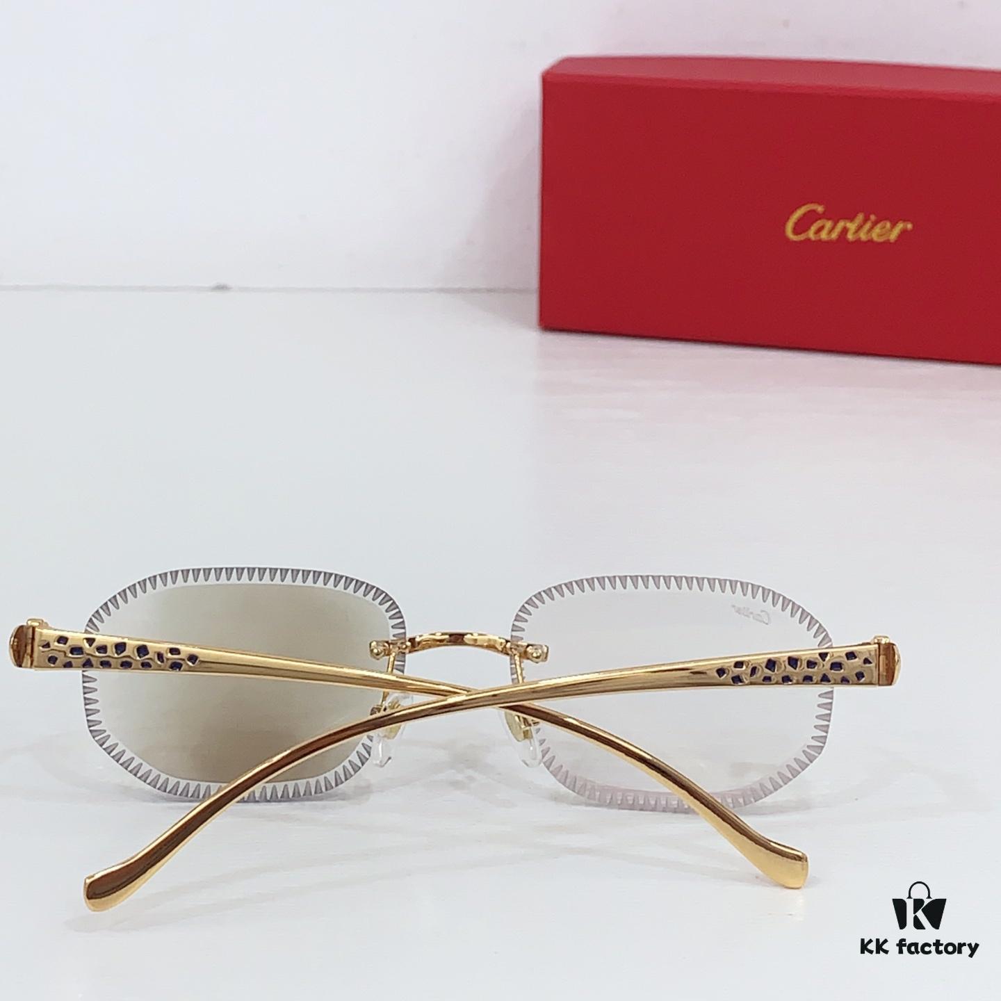 6931fb853a89a121ed54c2f2 185 Cartier Round Photochromic Lens Sunglasses Model CT9527O Size 56-17