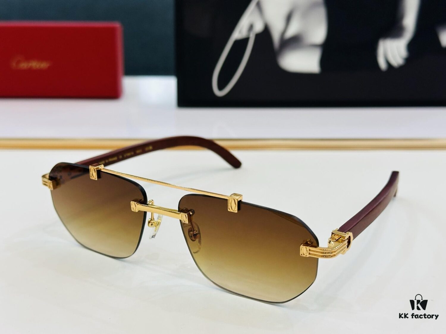 6931fb863a89a121ed54c2f7 New Arrival Cartier MODEL: CT0621S Size: 59□18-143 High-Quality Iconic Brand Driving Sunglasses