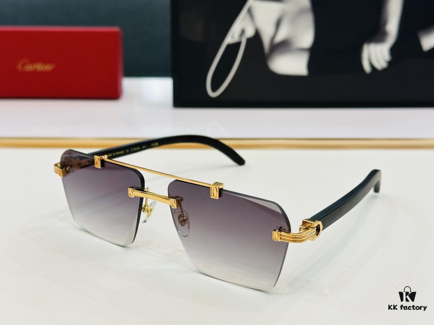 6931fb863a89a121ed54c2ff New Arrival Cartier Model: CT0622S Size: 59□18-143 High-Quality Brand-Iconic Driving Sunglasses