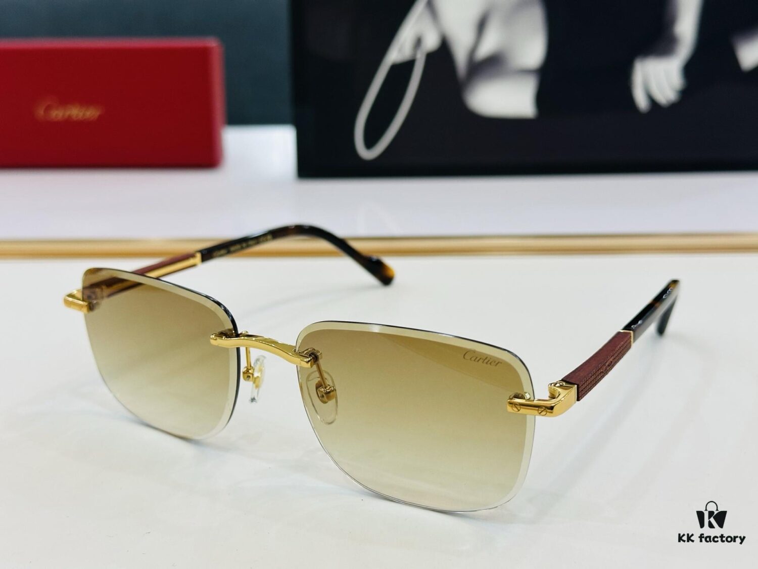 6931fb8b3a89a121ed54c33a New Arrival Cartier Model CT0482S Size 59-18-140 High-Quality Luxury Brand Iconic G-Type Driving Sunglasses