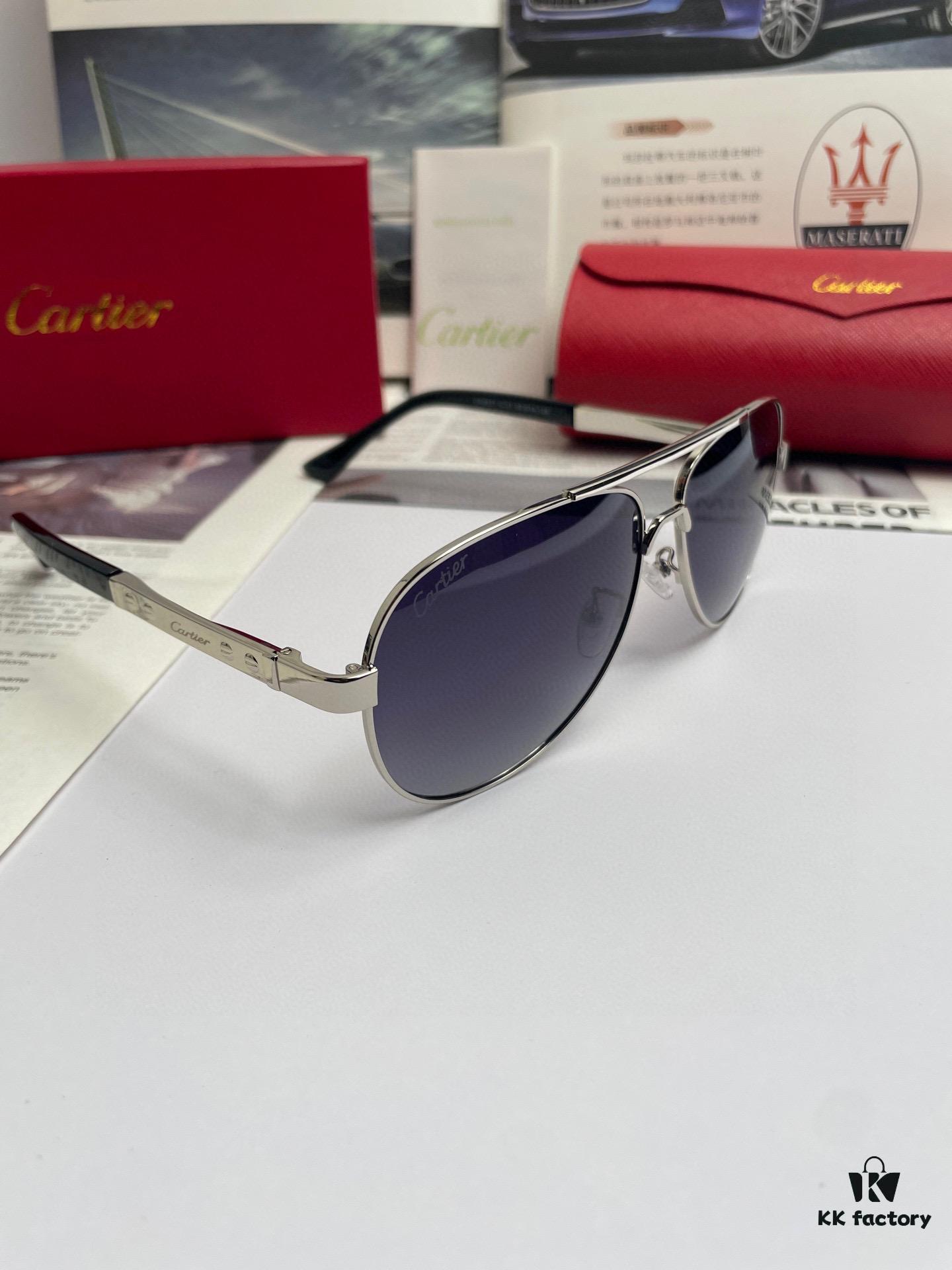 6931fb8d3a89a121ed54c35e New Arrival 💥 Brand: Cartier Unisex Polarized Sunglasses with High-Definition Nylon Lenses and Metal Alloy Logo Temples