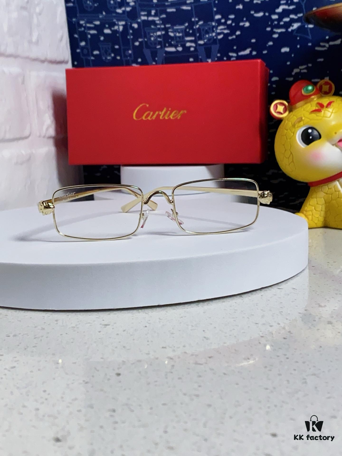 6931fb8e3a89a121ed54c36c Cartier 2025 Latest Metal Square Sunglasses for Men, Retro European and American Style Small Frame Leopard Design Fashion Sunglasses for Women, CT0473S