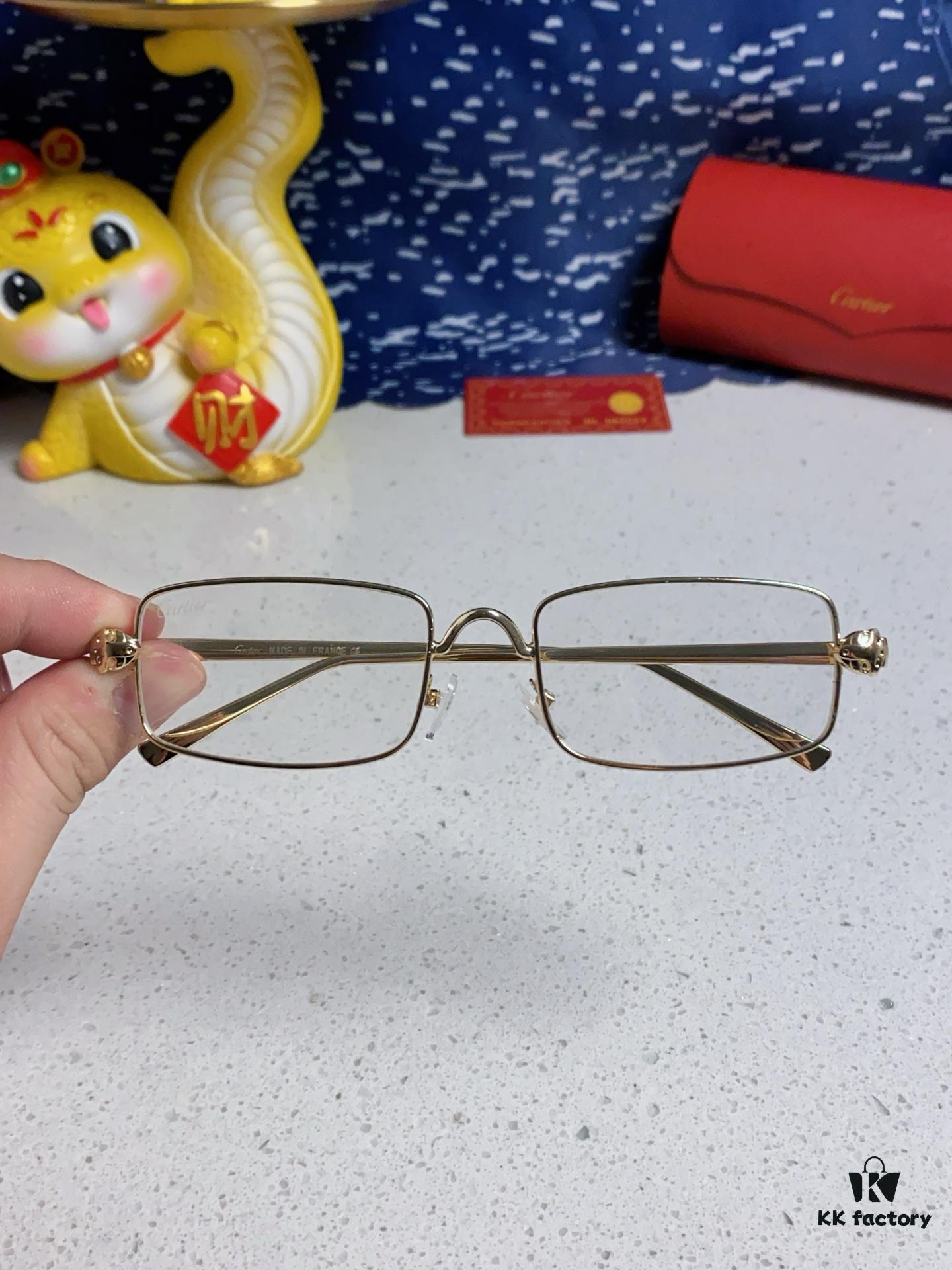6931fb8f3a89a121ed54c36e Cartier 2025 Latest Metal Square Sunglasses for Men, Retro European and American Style Small Frame Leopard Design Fashion Sunglasses for Women, CT0473S