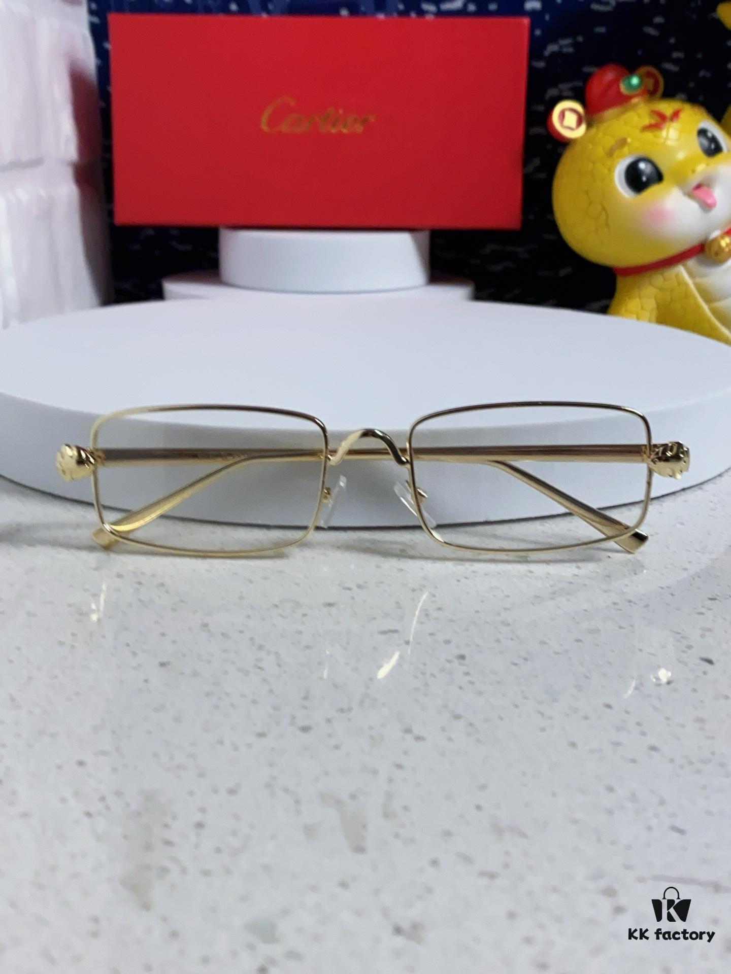 6931fb8f3a89a121ed54c372 Cartier 2025 Latest Metal Square Sunglasses for Men, Retro European and American Style Small Frame Leopard Design Fashion Sunglasses for Women, CT0473S