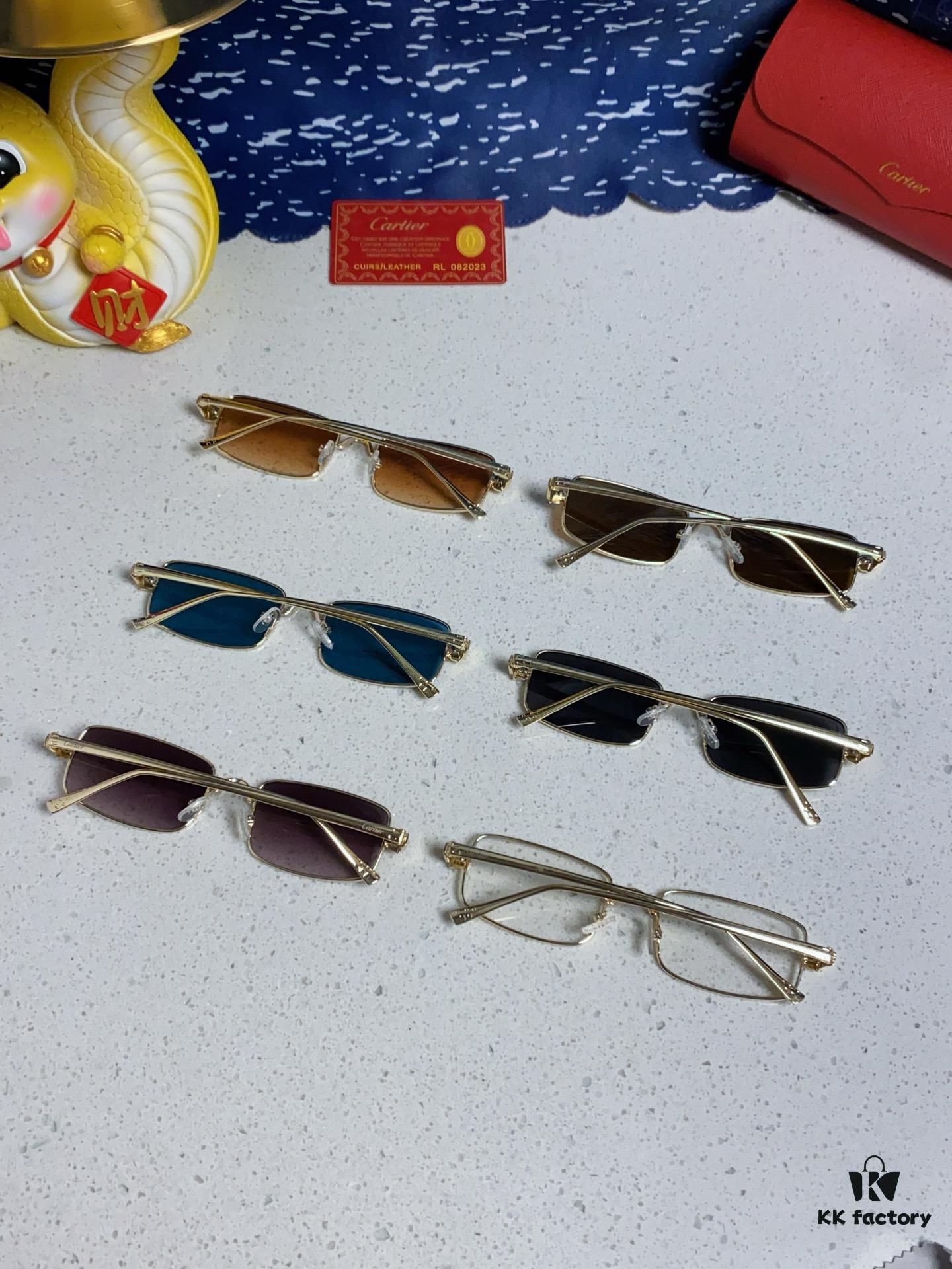 6931fb8f3a89a121ed54c374 Cartier 2025 Latest Metal Square Sunglasses for Men, European and American Retro Trend Small Frame Leopard Design Unisex Fashion Sunglasses CT0473S