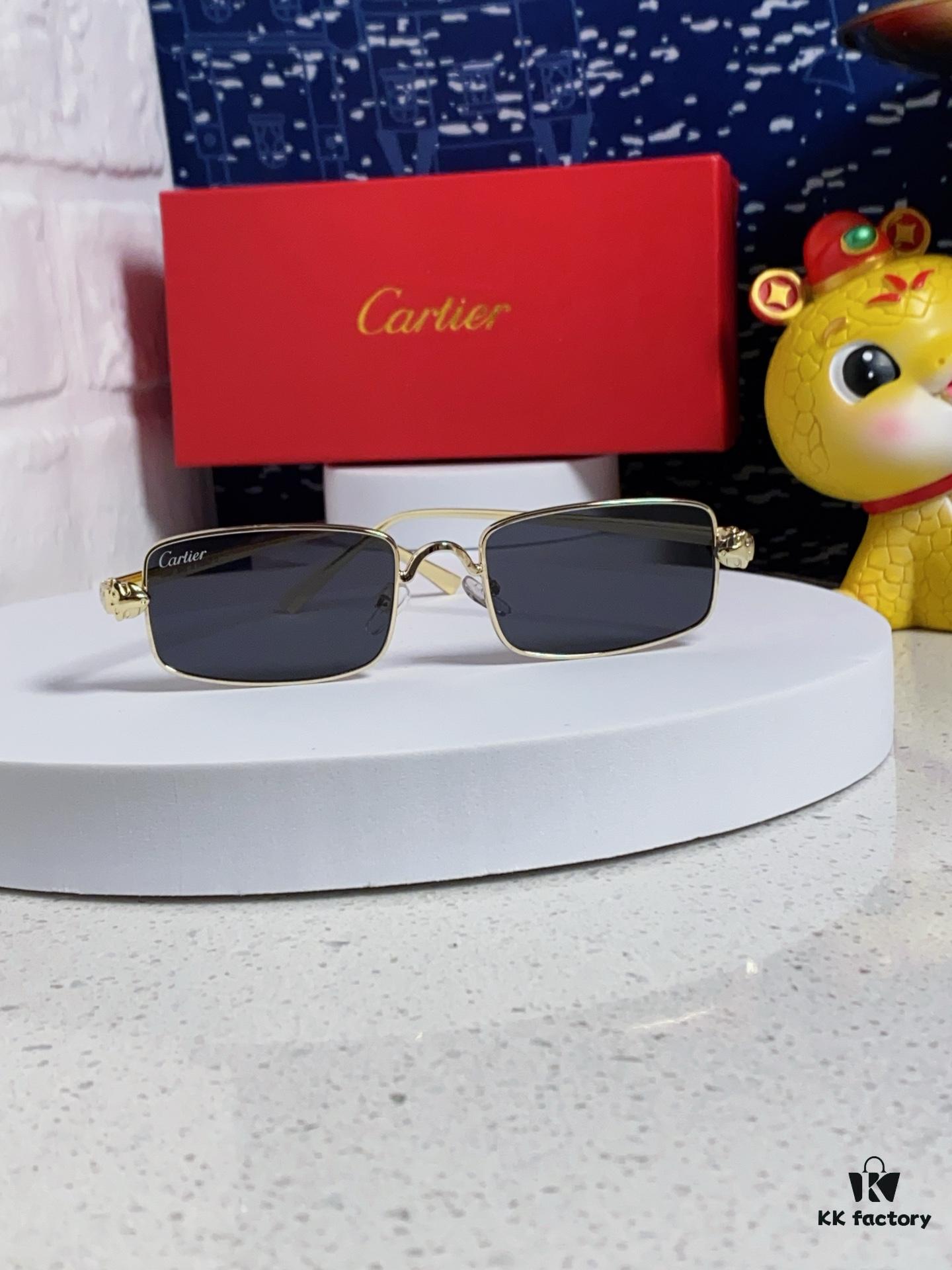 6931fb903a89a121ed54c37c Cartier 2025 Newest Metal Square Sunglasses Unisex, European and American Retro Stylish Small Frame Leopard Design Fashion Sunglasses CT0473S