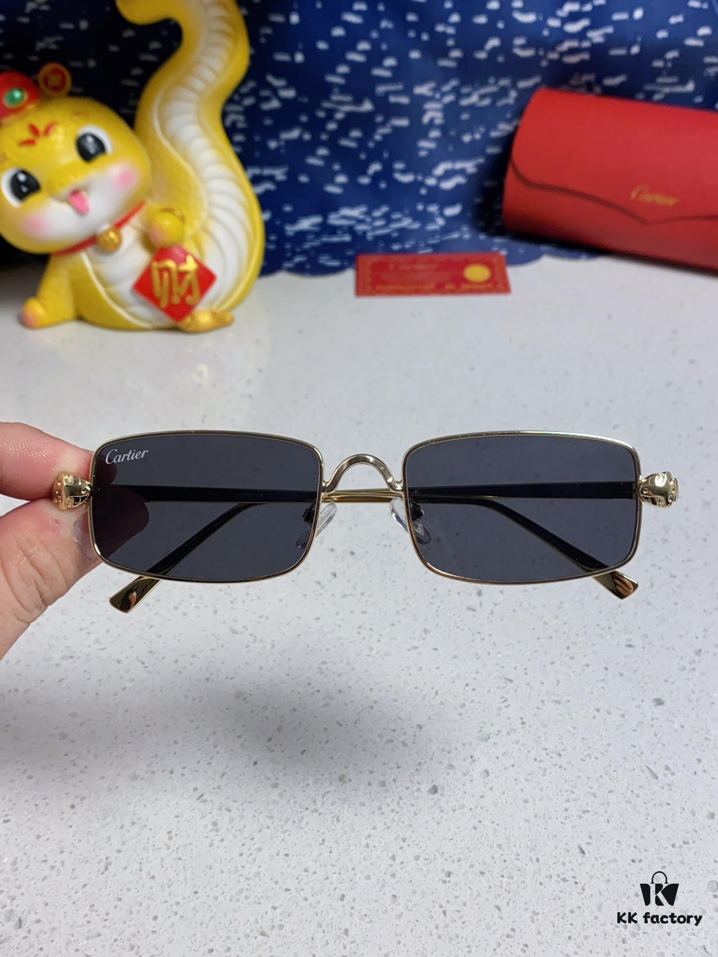 6931fb903a89a121ed54c37e Cartier 2025 Newest Metal Square Sunglasses Unisex, European and American Retro Stylish Small Frame Leopard Design Fashion Sunglasses CT0473S