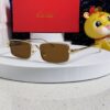 6931fb903a89a121ed54c384 Cartier 2025 Newest Metal Square Sunglasses for Men, European and American Retro Trend Small Frame Leopard Design Unisex Sunglasses, Fashionable Online Celebrity Style Eyewear CT0473S