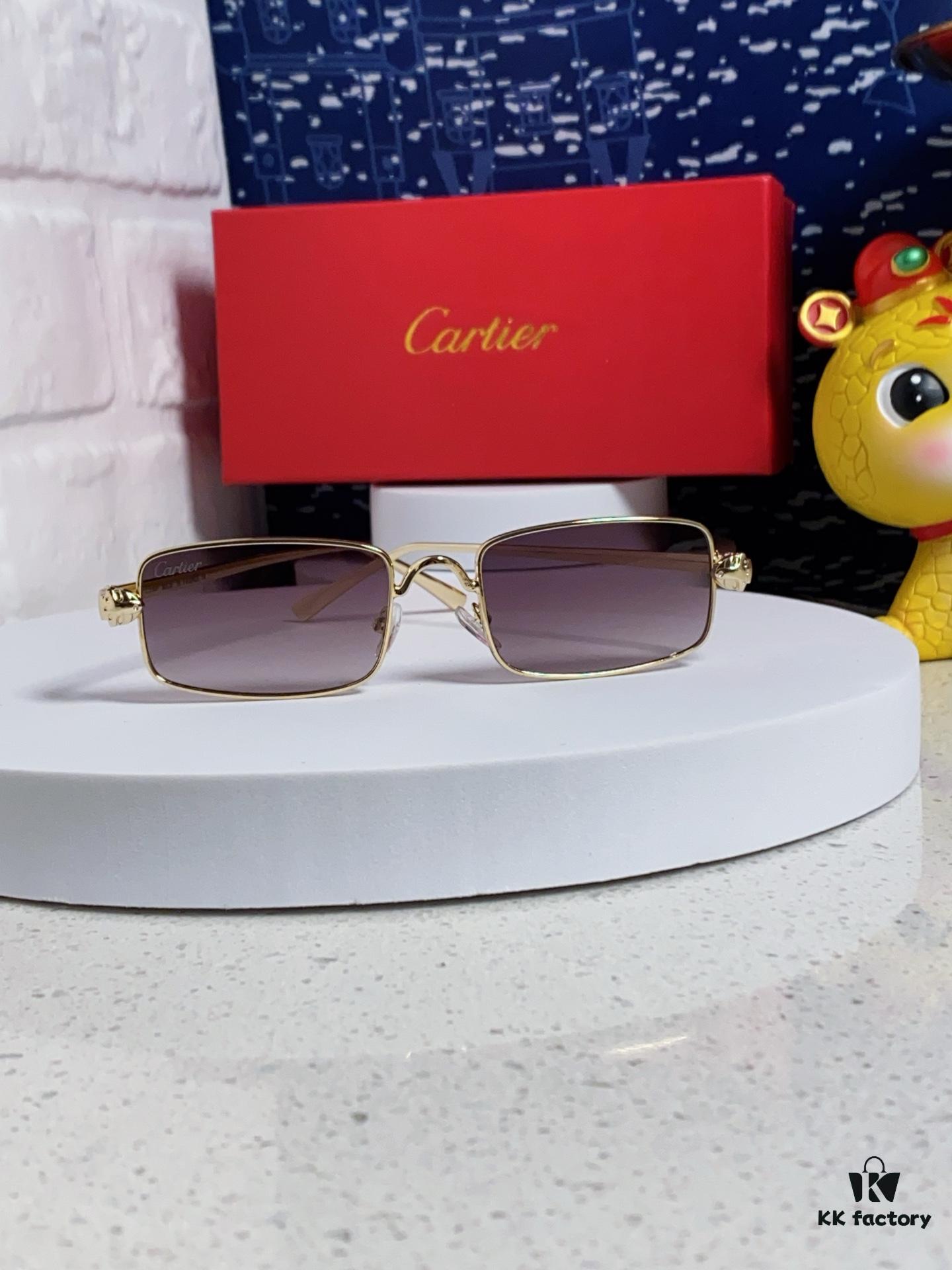 6931fb913a89a121ed54c38f Cartier 2025 Newest Metal Square Sunglasses for Men, European and American Retro Trend Small Frame Leopard Design Fashion Sunglasses for Women, CT0473S
