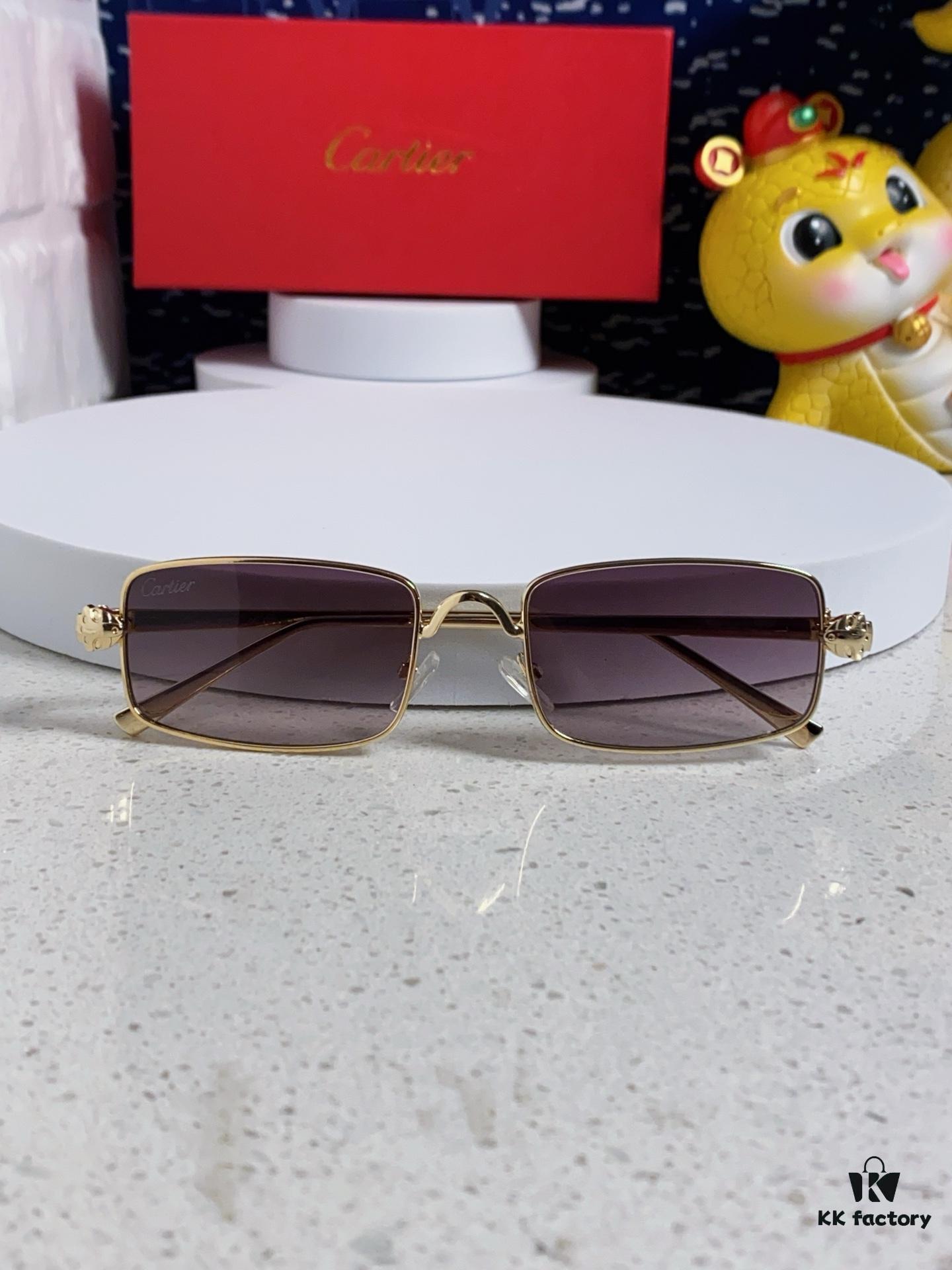 6931fb923a89a121ed54c395 Cartier 2025 Newest Metal Square Sunglasses for Men, European and American Retro Trend Small Frame Leopard Design Fashion Sunglasses for Women, CT0473S